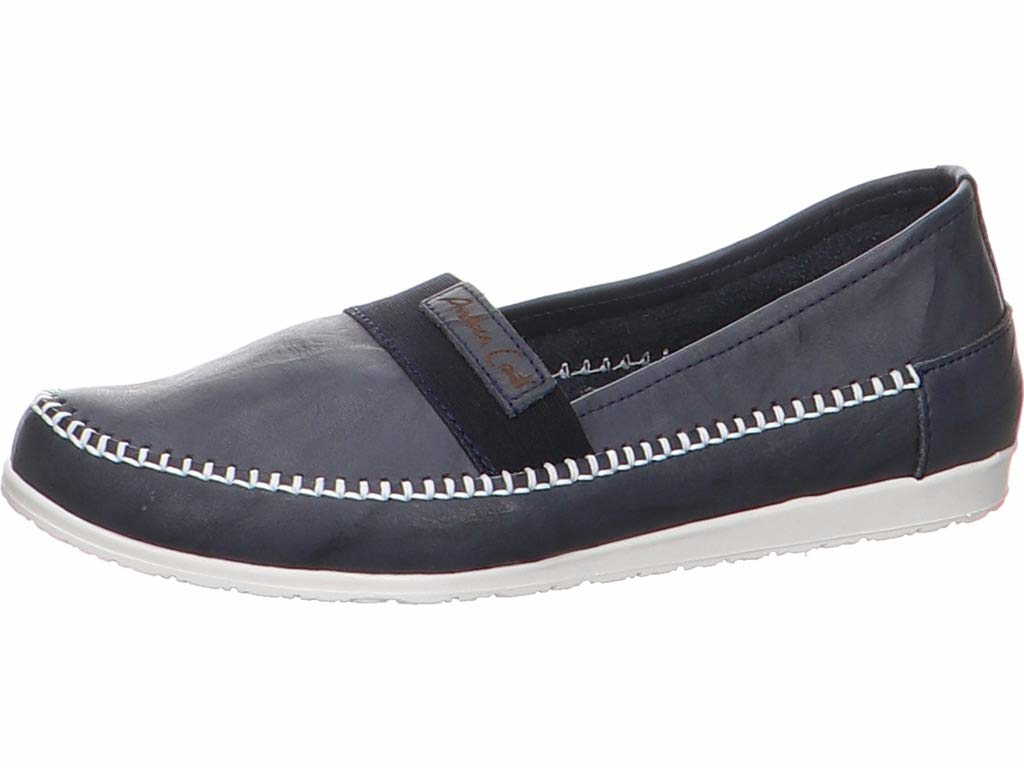 female Klassische Slipper blau Da.-Slipper 38 von Esgano