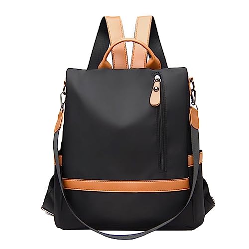 Eshow Rucksack Damen klein, Anti Diebstahl Tasche, Minirusack für Mädchen Und Fraun, Cityrucksack Modern Elegant zur Schule Arbeit Reise, Schwarz, Große Kapazität Eshow Rucksack Damen klein, Anti Diebstahl Tasche, Minirusack für Mädchen Und Fraun, Cityrucksack Modern Elegant zur Schule Arbeit Reise, Schwarz, Große Kapazität von Eshow