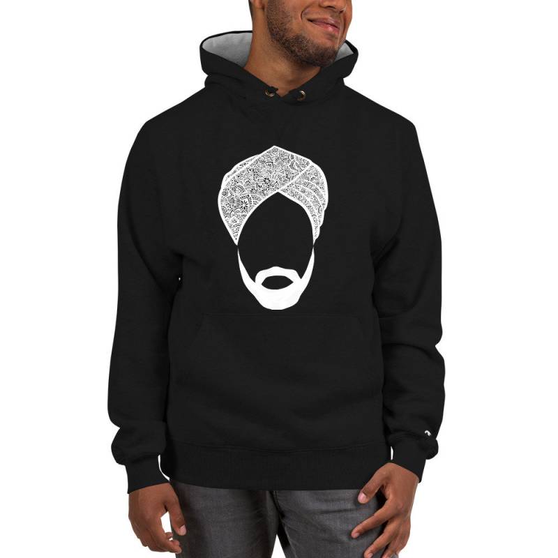 Meister Panjabi Turban Desi Kerl Sweatshirt Pullover Geschenk Weiß Grafik Hoodie von EsjayCreationsInc