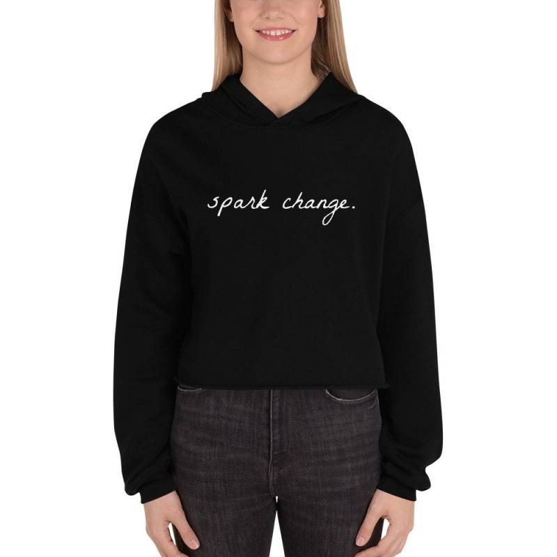 Spark Änderung Crop Hoodie Pullover Sweatshirt Geschenk von EsjayCreationsInc