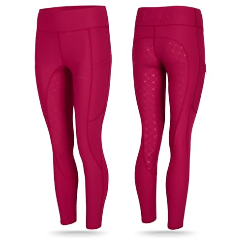 Eskadron Reithose Riding Tight PRO | Reithose Fullgrip | Sommerreithose leicht & atmungsaktiv | Reitleggings mit Handytaschen | Widerstandsfähige Reiterhose von Eskadron
