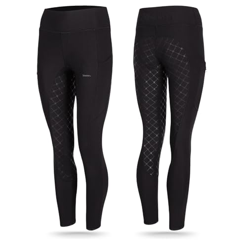 Eskadron Reithose Riding Tight PRO | Reithose Fullgrip | Sommerreithose leicht & atmungsaktiv | Reitleggings mit Handytaschen | Widerstandsfähige Reiterhose von Eskadron