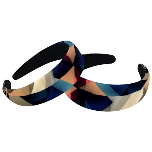 2 Stück Samt Breite Stirnbänder für Frauen Kunst Abstrakte Geometrische Accessoires Gepolsterte Stirnbänder Schönheit Haarbänder Mädchen Dicke Haarbänder 2 Stück Samt Breite Stirnbänder für Frauen Kunst Abstrakte Geometrische Accessoires Gepolsterte Stirnbänder Schönheit Haarbänder Mädchen Dicke Haarbänder von Eslifey
