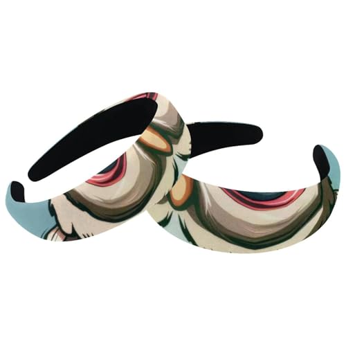 2 Stück Samt Breite Stirnbänder für Frauen Niedliche Eule mit Sonnenbrille Zubehör Gepolsterte Stirnbänder Schönheit Haarbänder Mädchen Dicke Haarbänder 2 Stück Samt Breite Stirnbänder für Frauen Niedliche Eule mit Sonnenbrille Zubehör Gepolsterte Stirnbänder Schönheit Haarbänder Mädchen Dicke Haarbänder von Eslifey