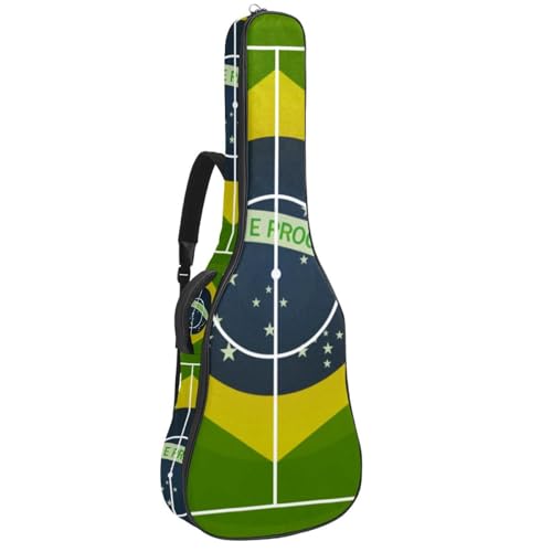 Eslifey Akustikgitarre Tasche Afrikanische Frau Verstellbarer Schultergurt Gitarrenkoffer Gigbag 40 41 42 Zoll, Farbe 6, 42.9x16.9x4.7 in von Eslifey