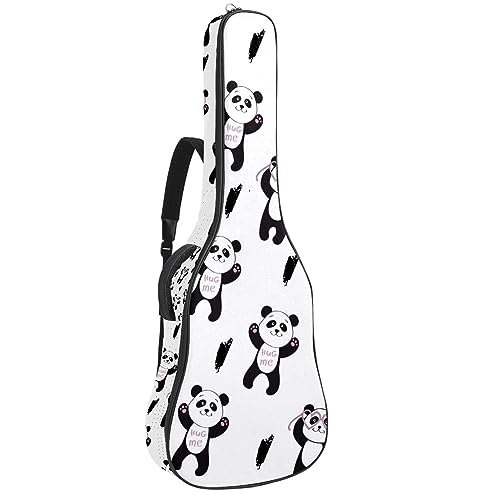 Eslifey Akustikgitarre Tasche Aquarell Weihnachten Ballett Mädchen Stern Muster Verstellbarer Schultergurt Gitarre Fall Gig Bag 40 41 42 Zoll, Farbe 5, 42.9x16.9x4.7 in von Eslifey