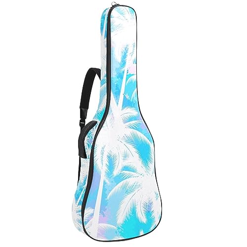 Eslifey Akustikgitarre Tasche Aquarell Weihnachten Ballett Mädchen Stern Muster Verstellbarer Schultergurt Gitarre Fall Gig Bag 40 41 42 Zoll, Farbe 6, 42.9x16.9x4.7 in von Eslifey