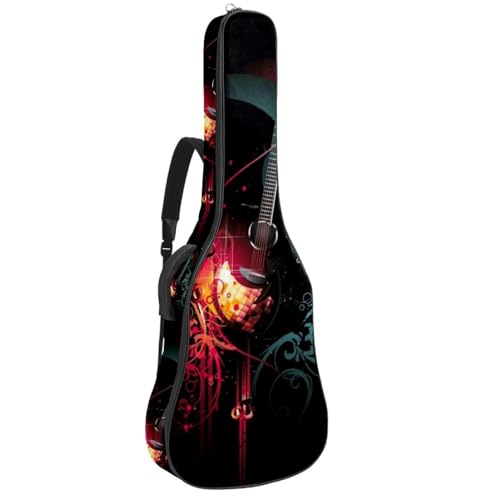 Eslifey Akustikgitarre Tasche Japanische Geisha Mädchen Verstellbarer Schultergurt Gitarrentasche Gigbag 40 41 42 Zoll, Farbe 4, 42.9x16.9x4.7 in von Eslifey