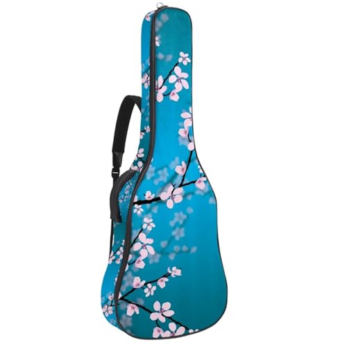 Eslifey Akustikgitarre Tasche Japanische Geisha Mädchen Verstellbarer Schultergurt Gitarrentasche Gigbag 40 41 42 Zoll, Farbe 5, 42.9x16.9x4.7 in von Eslifey