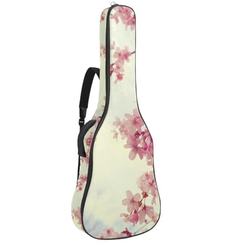 Eslifey Akustikgitarre Tasche Japanische Geisha Mädchen Verstellbarer Schultergurt Gitarrentasche Gigbag 40 41 42 Zoll, Farbe 8, 42.9x16.9x4.7 in von Eslifey