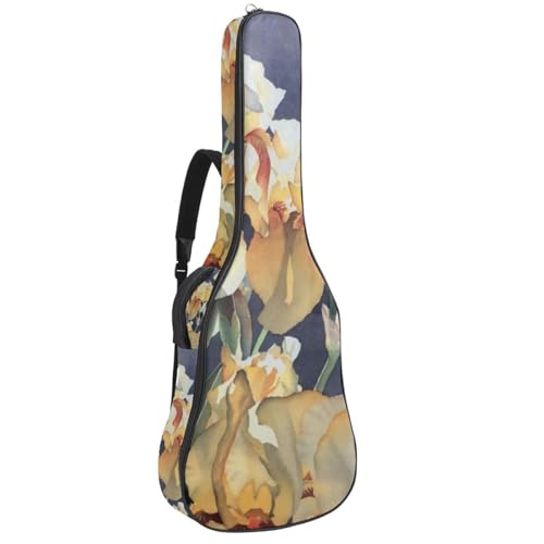 Eslifey Akustikgitarre Tasche Japanischer Regenschirm Kirsche Verstellbarer Schultergurt Gitarrentasche Gigbag 40 41 42 Zoll, Farbe 5, 42.9x16.9x4.7 in von Eslifey