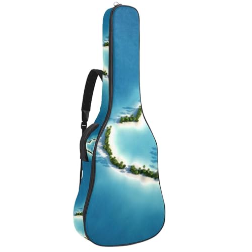 Eslifey Akustikgitarre Tasche Japanischer Regenschirm Kirsche Verstellbarer Schultergurt Gitarrentasche Gigbag 40 41 42 Zoll, Farbe 6, 42.9x16.9x4.7 in von Eslifey