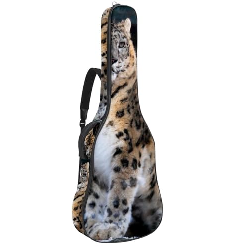 Eslifey Akustikgitarre Tasche Marienkäfer mit grünem Regenschirm Verstellbarer Schultergurt Gitarrentasche Gigbag 40 41 42 Zoll, Farbe 9, 42.9x16.9x4.7 in von Eslifey