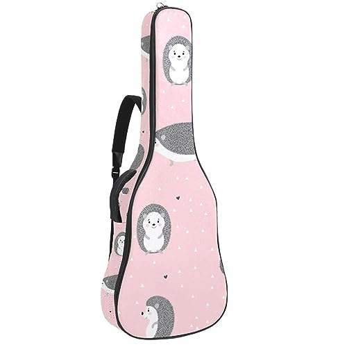 Eslifey Akustikgitarre Tasche Stamm afrikanische Frau Malerei Verstellbarer Schultergurt Gitarrenkoffer Gigbag 40 41 42 Zoll, Farbe 4, 42.9x16.9x4.7 in von Eslifey