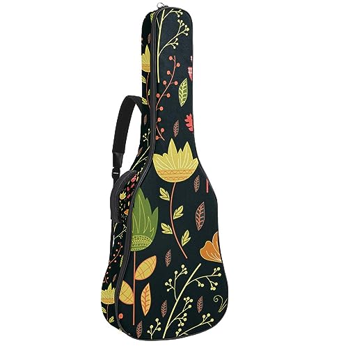 Eslifey Akustikgitarre Tasche Stamm afrikanische Frau Malerei Verstellbarer Schultergurt Gitarrenkoffer Gigbag 40 41 42 Zoll, Farbe 6, 42.9x16.9x4.7 in von Eslifey