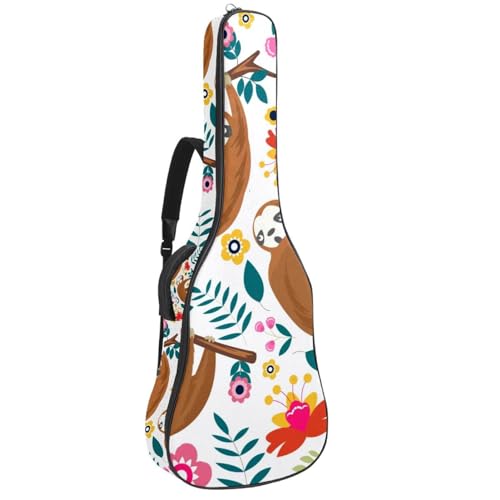 Eslifey Akustische Gitarre Tasche Dinosaurier Babys Verstellbarer Schultergurt Gitarre Fall Gig Bag 40 41 42 Zoll, Farbe 2, 42.9x16.9x4.7 in von Eslifey