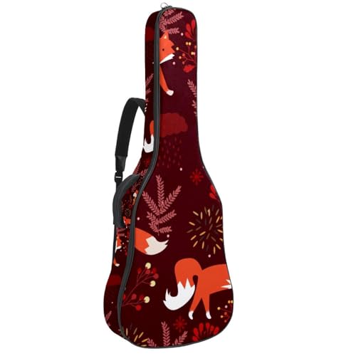 Eslifey Akustische Gitarre Tasche Dinosaurier Babys Verstellbarer Schultergurt Gitarre Fall Gig Bag 40 41 42 Zoll, Farbe 6, 42.9x16.9x4.7 in von Eslifey