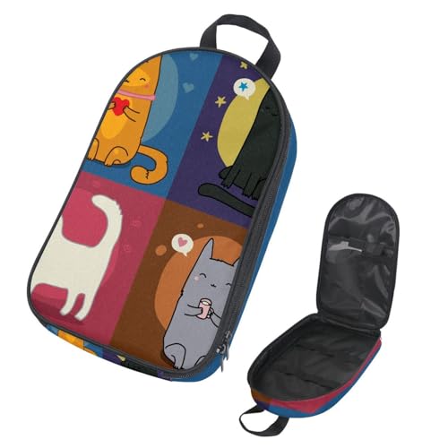 Eslifey Camping-Kochutensilien-Organizer, Reisetasche, Retro, schöne afrikanische Frauen, tragbare Aufbewahrungstasche für Grill, Camping, Kochgeschirr, Küchenset, Mehrfarbig 14, 14.7x8.74x2.17in von Eslifey