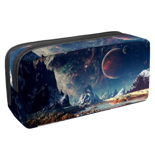 Eslifey Federmäppchen, Anker-Motiv, großes Fassungsvermögen, Federmäppchen, Schreibwaren, Stiftetasche, Mehrfarbig 3, 2.3x8.2x3.9in/6x21x10cm, Kosmetikkoffer von Eslifey