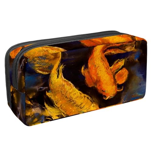 Eslifey Federmäppchen, Baseball-Handschuh, Ball und Schläger auf Feld, großes Fassungsvermögen, Federmäppchen, Schreibwaren, Stiftetasche, Mehrfarbig 2, 2.3x8.2x3.9in/6x21x10cm, Kosmetikkoffer von Eslifey