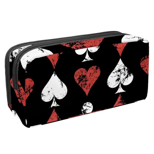 Eslifey Federmäppchen, Baseball-Handschuh, Ball und Schläger auf Feld, großes Fassungsvermögen, Federmäppchen, Schreibwaren, Stiftetasche, Mehrfarbig 4, 2.3x8.2x3.9in/6x21x10cm, Kosmetikkoffer von Eslifey