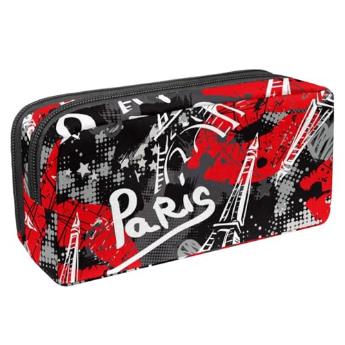 Eslifey Federmäppchen, Baseball-Handschuh, Ball und Schläger auf Feld, großes Fassungsvermögen, Federmäppchen, Schreibwaren, Stiftetasche, Mehrfarbig 7, 2.3x8.2x3.9in/6x21x10cm, Kosmetikkoffer von Eslifey