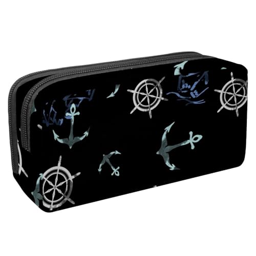 Eslifey Federmäppchen, Baseball-Handschuh, Ball und Schläger auf Feld, großes Fassungsvermögen, Federmäppchen, Schreibwaren, Stiftetasche, Mehrfarbig 9, 2.3x8.2x3.9in/6x21x10cm, Kosmetikkoffer von Eslifey