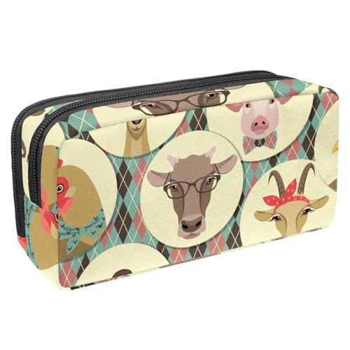 Eslifey Federmäppchen, Dinosaurier, großes Fassungsvermögen, Schreibwaren, Stiftetasche, Mehrfarbig 2, 2.3x8.2x3.9in/6x21x10cm, Kosmetikkoffer von Eslifey