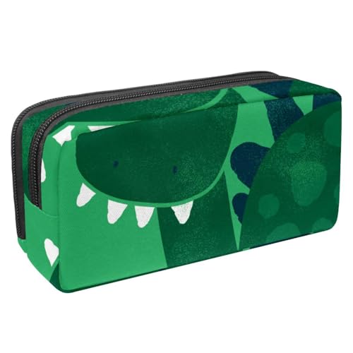 Eslifey Federmäppchen, Dinosaurier-Blau, großes Fassungsvermögen, Schreibwaren, Stiftetasche, Mehrfarbig 3, 2.3x8.2x3.9in/6x21x10cm, Kosmetikkoffer von Eslifey