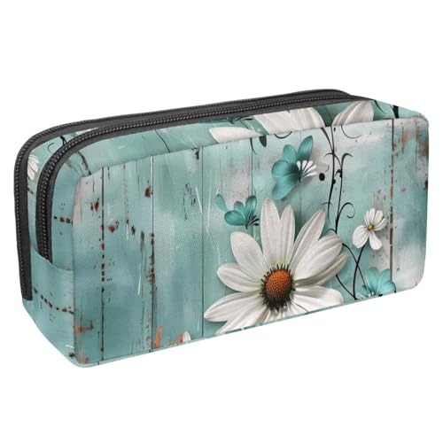 Eslifey Federmäppchen, Dinosaurier-Camouflage-Muster, großes Fassungsvermögen, Federmäppchen, Schreibwaren, Stiftetasche, Mehrfarbig 4, 2.3x8.2x3.9in/6x21x10cm, Kosmetikkoffer von Eslifey