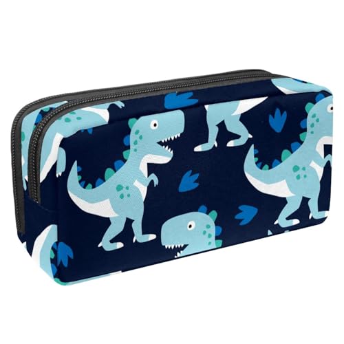 Eslifey Federmäppchen, Dinosaurier-Grün, Schwarz, großes Fassungsvermögen, Schreibwaren, Stiftetasche, Mehrfarbig 4, 2.3x8.2x3.9in/6x21x10cm, Kosmetikkoffer von Eslifey