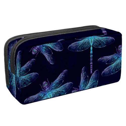 Eslifey Federmäppchen, Dinosaurier-Grün, Schwarz, großes Fassungsvermögen, Schreibwaren, Stiftetasche, Mehrfarbig 7, 2.3x8.2x3.9in/6x21x10cm, Kosmetikkoffer von Eslifey