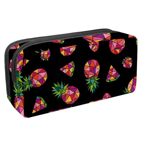 Eslifey Federmäppchen, Dinosaurier-Krone, weiß, großes Fassungsvermögen, Federmäppchen, Schreibwaren, Stiftetasche, Mehrfarbig 10, 2.3x8.2x3.9in/6x21x10cm, Kosmetikkoffer von Eslifey