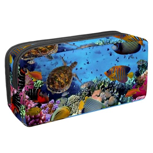 Eslifey Federmäppchen, Dinosaurier-Weltraum, großes Fassungsvermögen, Federmäppchen, Schreibwaren, Stiftetasche, Mehrfarbig 3, 2.3x8.2x3.9in/6x21x10cm, Kosmetikkoffer von Eslifey