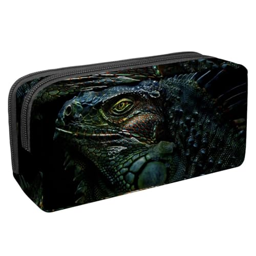 Eslifey Federmäppchen, Dinosaurier-Weltraum, großes Fassungsvermögen, Federmäppchen, Schreibwaren, Stiftetasche, Mehrfarbig 7, 2.3x8.2x3.9in/6x21x10cm, Kosmetikkoffer von Eslifey