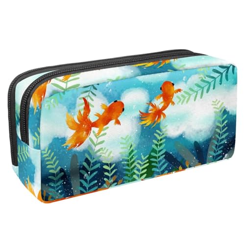 Eslifey Federmäppchen, Dinosaurier im Wald, große Kapazität, Federmäppchen, Schreibwaren, Stiftetasche, Mehrfarbig 2, 2.3x8.2x3.9in/6x21x10cm, Kosmetikkoffer von Eslifey