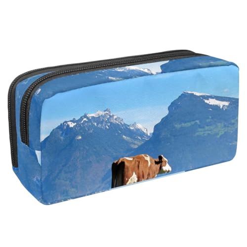 Eslifey Federmäppchen, Dinosaurier im Wald, große Kapazität, Federmäppchen, Schreibwaren, Stiftetasche, Mehrfarbig 7, 2.3x8.2x3.9in/6x21x10cm, Kosmetikkoffer von Eslifey