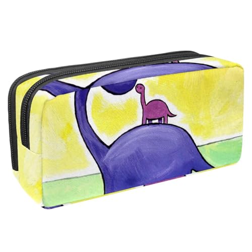 Eslifey Federmäppchen, Dinosaurier im Wald, große Kapazität, Federmäppchen, Schreibwaren, Stiftetasche, Mehrfarbig 8, 2.3x8.2x3.9in/6x21x10cm, Kosmetikkoffer von Eslifey