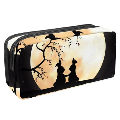 Eslifey Federmäppchen, Dinosaurier mit Sturm, großes Fassungsvermögen, Federmäppchen, Schreibwaren, Stiftetasche, Mehrfarbig 8, 2.3x8.2x3.9in/6x21x10cm, Kosmetikkoffer von Eslifey