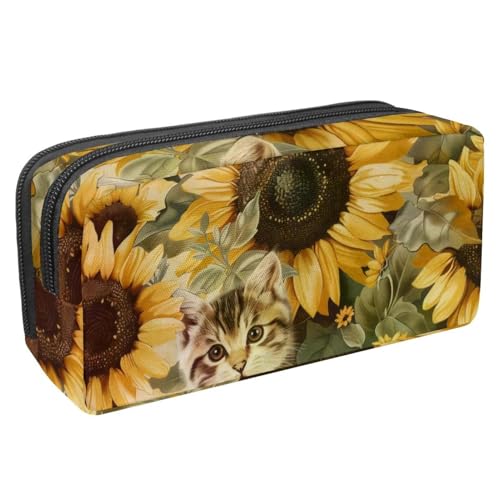 Eslifey Federmäppchen, Faultier-Waldbaum, großes Fassungsvermögen, Federmäppchen, Schreibwaren, Stiftetasche, Mehrfarbig 7, 2.3x8.2x3.9in/6x21x10cm, Kosmetikkoffer von Eslifey