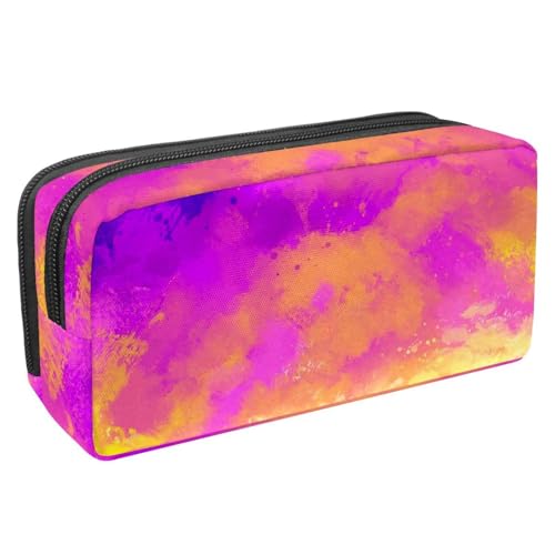 Eslifey Federmäppchen, Fußball-Druck, großes Fassungsvermögen, Federmäppchen, Schreibwaren, Stiftetasche, Mehrfarbig 4, 2.3x8.2x3.9in/6x21x10cm, Kosmetikkoffer von Eslifey