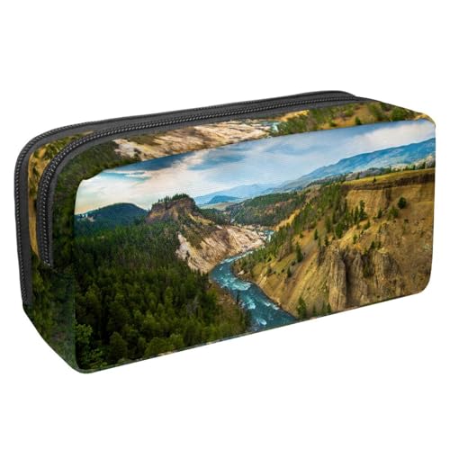 Eslifey Federmäppchen, Grand Canyon, großes Fassungsvermögen, Federmäppchen, Schreibwaren, Stiftebeutel, Mehrfarbig 1, 2.3x8.2x3.9in/6x21x10cm, Kosmetikkoffer von Eslifey