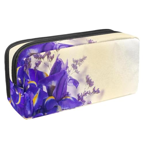 Eslifey Federmäppchen, Lilienblumen, großes Fassungsvermögen, Federmäppchen, Schreibwaren, Stiftetasche, Mehrfarbig 9, 2.3x8.2x3.9in/6x21x10cm, Kosmetikkoffer von Eslifey