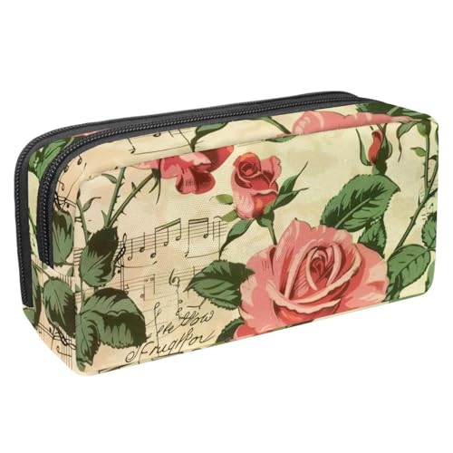 Eslifey Federmäppchen, Mops und Donuts in Galaxie, großes Fassungsvermögen, Schreibwaren-Federmäppchen, Mehrfarbig 10, 2.3x8.2x3.9in/6x21x10cm, Kosmetikkoffer von Eslifey