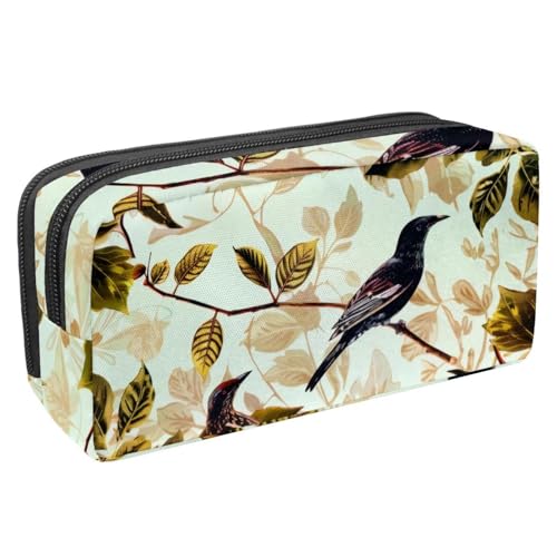 Eslifey Federmäppchen, Motiv: Sonnenuntergang und Schmetterling, Blumenmuster, großes Fassungsvermögen, Schreibwaren, Stiftetasche, Mehrfarbig 8, 2.3x8.2x3.9in/6x21x10cm, Kosmetikkoffer von Eslifey