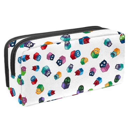 Eslifey Federmäppchen, Palme, großes Fassungsvermögen, Schreibwaren, Stiftetasche, Mehrfarbig 4, 2.3x8.2x3.9in/6x21x10cm, Kosmetikkoffer von Eslifey