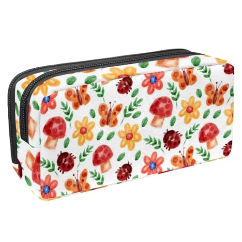 Eslifey Federmäppchen, Regenschirm-Druck, großes Fassungsvermögen, Federmäppchen, Schreibwaren, Stiftetasche, Mehrfarbig 8, 2.3x8.2x3.9in/6x21x10cm, Kosmetikkoffer von Eslifey