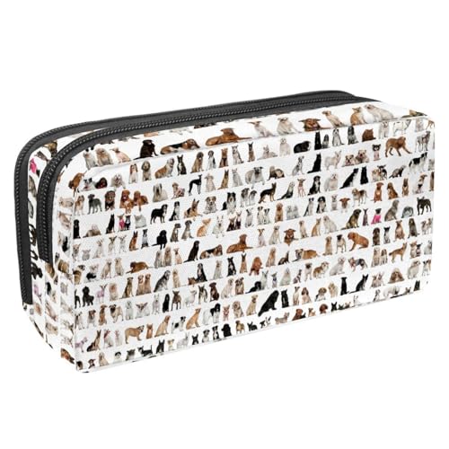 Eslifey Federmäppchen, Rosen, Blumen, großes Fassungsvermögen, Federmäppchen, Schreibwaren, Stiftetasche, Mehrfarbig 9, 2.3x8.2x3.9in/6x21x10cm, Kosmetikkoffer von Eslifey