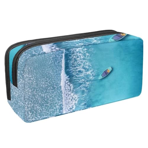 Eslifey Federmäppchen, Violine in Feuer und Wasser Musikn große Kapazität Federmäppchen Schreibwaren Stiftetasche, Mehrfarbig 7, 2.3x8.2x3.9in/6x21x10cm, Kosmetikkoffer von Eslifey