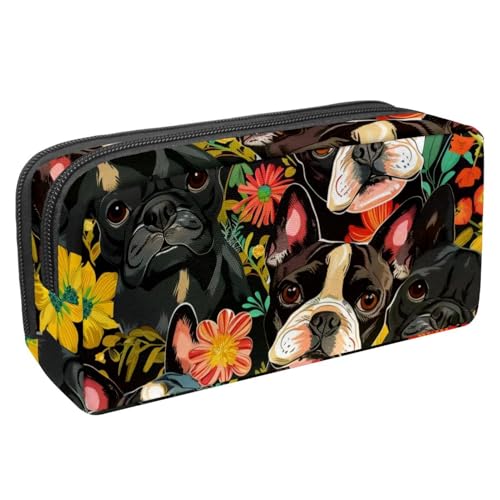 Eslifey Federmäppchen, Waldtier-Dinosaurier, großes Fassungsvermögen, Federmäppchen, Schreibwaren, Stiftetasche, Mehrfarbig 7, 2.3x8.2x3.9in/6x21x10cm, Kosmetikkoffer von Eslifey